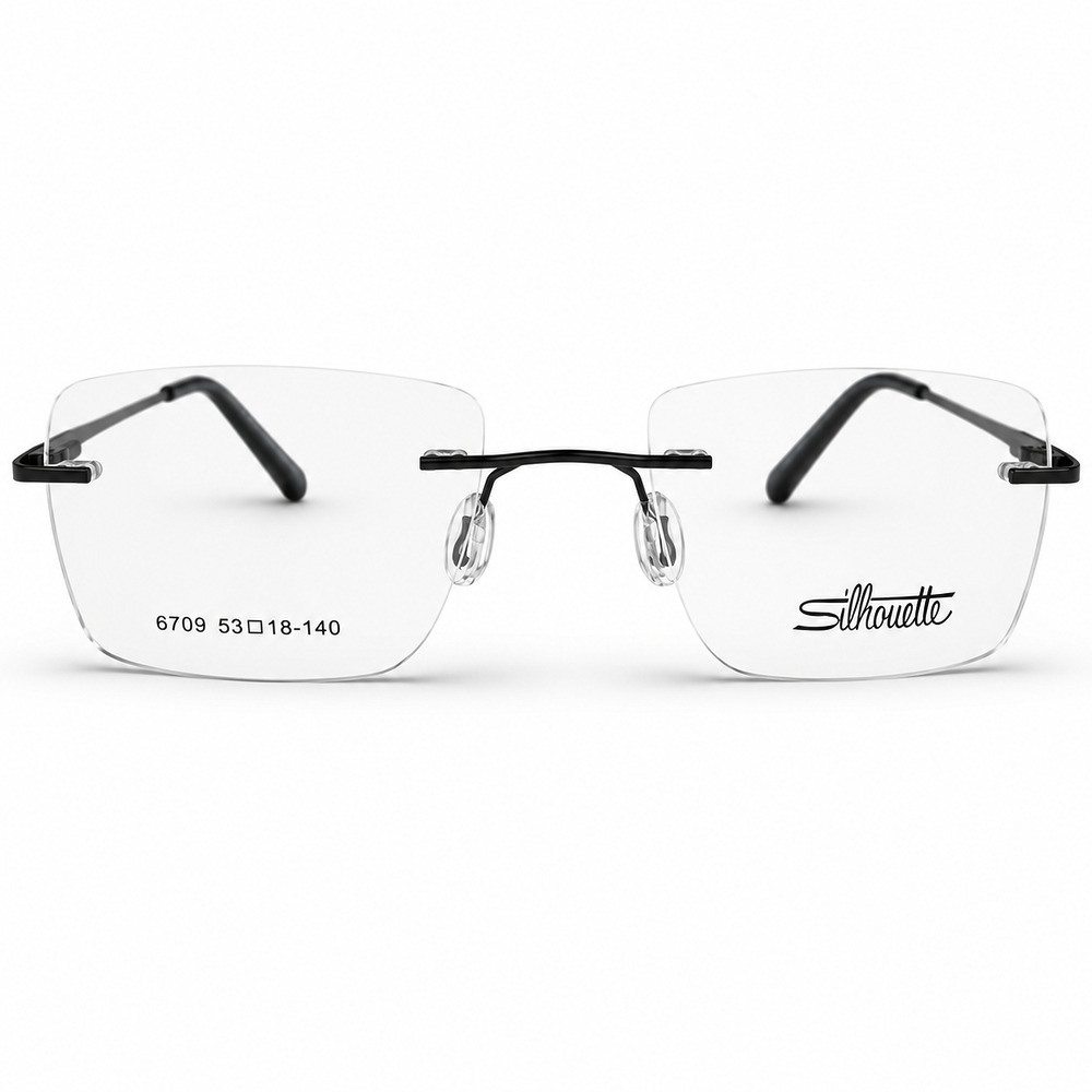 Silhouette Classic Gun Metal Rimless Eyeglasses 1 1000x1000 (1)