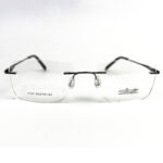 Silhouette Classic Gun Metal Rimless Eyeglasses - 1
