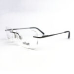Silhouette Classic Gun Metal Rimless Eyeglasses - 2