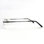 Silhouette Classic Rimless Black Eyeglasses - 3