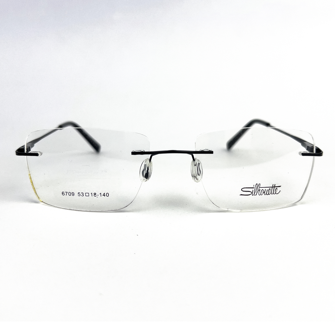 Silhouette Classic Rimless Black Eyeglasses - 1 Silhouette Classic Rimless Black Eyeglasses - 1