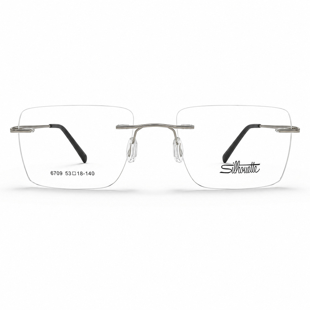 Silhouette Classic Silver Rimless Eyeglasses 1 1000x1000 (2)