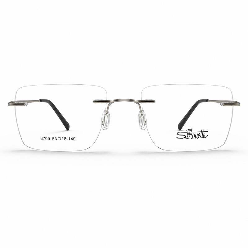 Silhouette Classic Silver Rimless Eyeglasses 1 1000x1000 (2)
