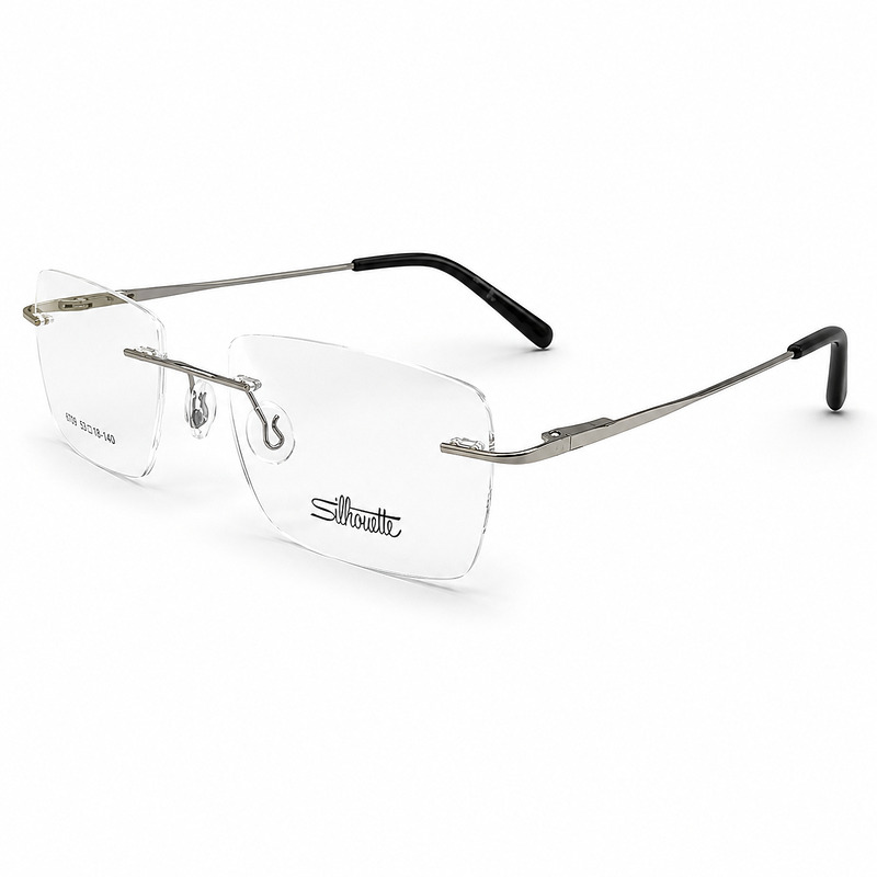 Silhouette Classic Silver Rimless Eyeglasses 1 1000x1000 (3)