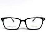 TomFord Black Slim Rectengular Eyeglasses - 1