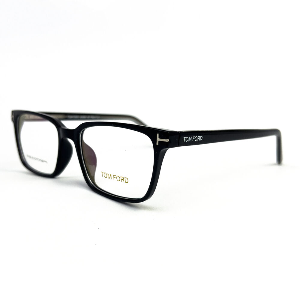 TomFord Black Slim Rectengular Eyeglasses - 2