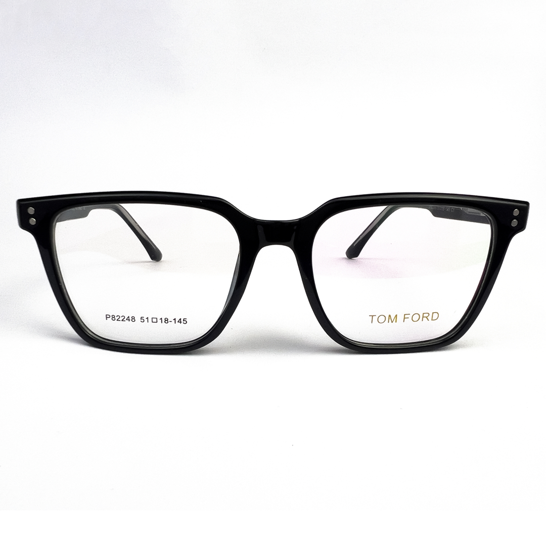 TomFord Black Square Frame Eyeglasses - 1 TomFord Black Square Frame Eyeglasses - 1