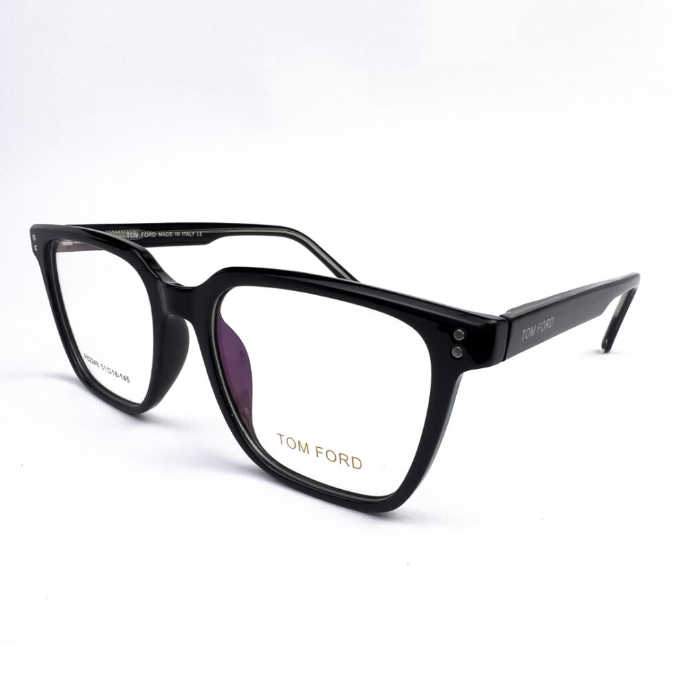 TomFord Black Square Frame Eyeglasses - 2