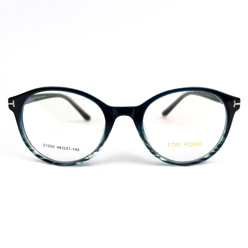 TomFord Ladies Gradiant Sky Round Eyeglasses - 1
