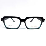TomFord Teal Dual Tone Bold Rectangular Eyeglasses - 1