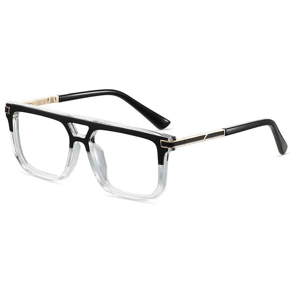 Fusion Aviator Eyeglasses Black Transparent FAVT17 - 2