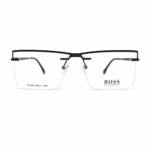 Boss Rectangular Black Eyeglasses