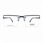 Boss Rectangular Blue Eyeglasses