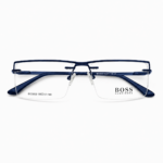 Boss Rectangular Blue Eyeglasses 3
