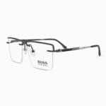 Boss Rectangular Gun Metal Eyeglasses (3)