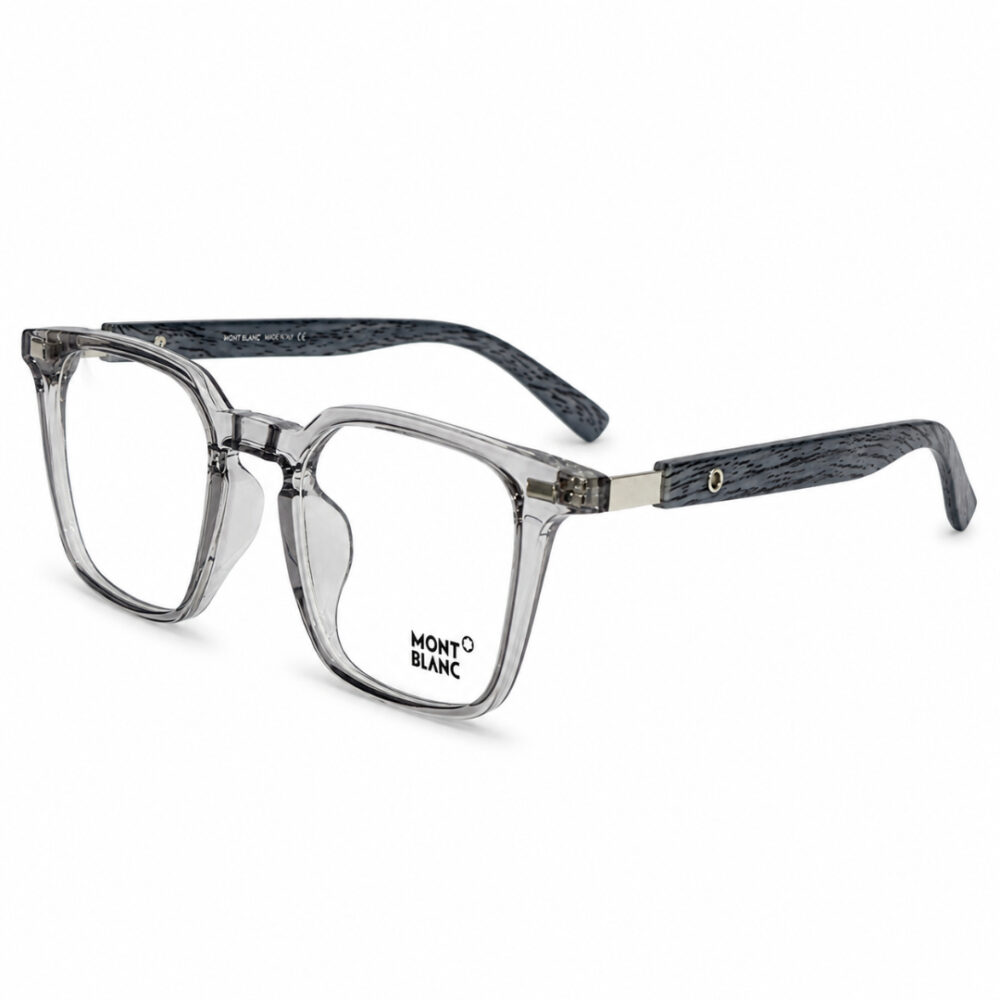Classic Rectangular Wooden Grey Transparent
