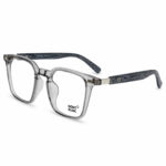 Classic Rectangular Wooden Grey Transparent