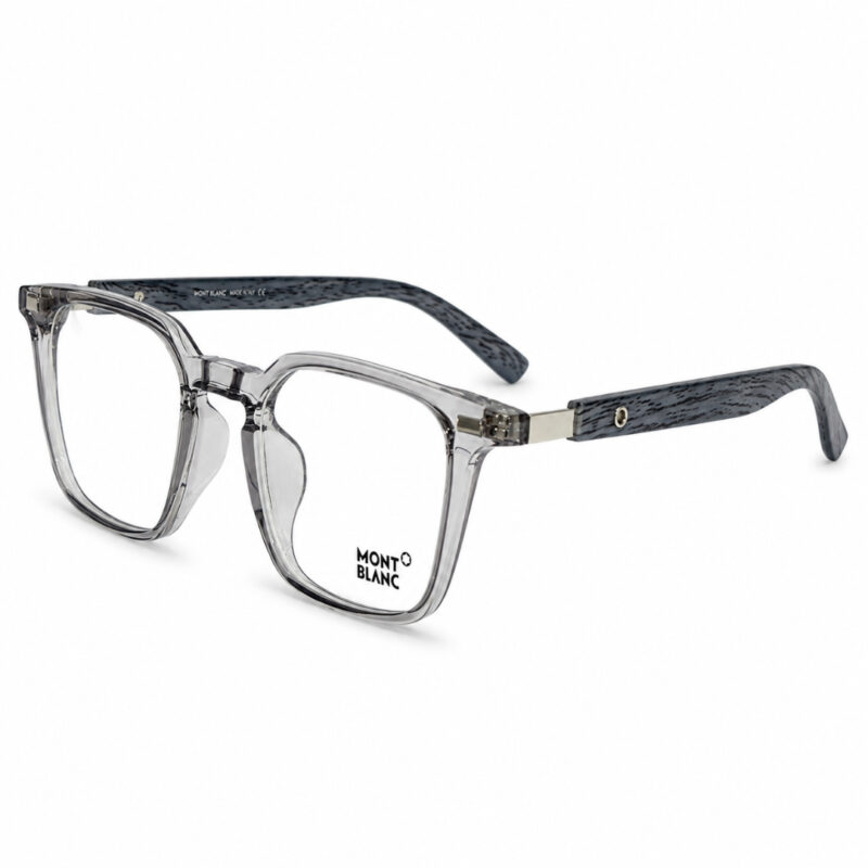 Classic Rectangular Wooden Grey Transparent