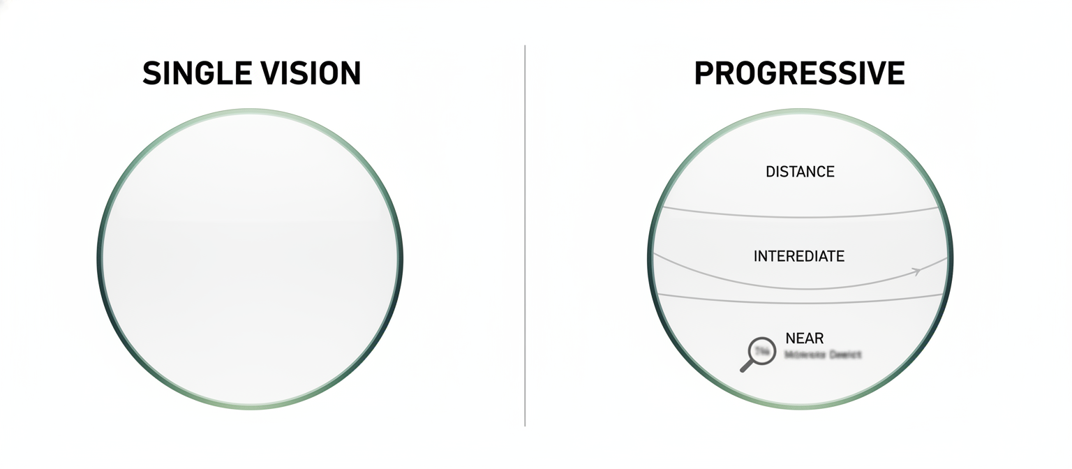 single vision vs progressive lens bangladesh