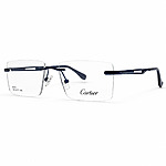 Cartier Full Rimless Blue Eyeglasses (2)