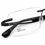 Cartier Full Rimless Gun Metal Eyeglasses (6)