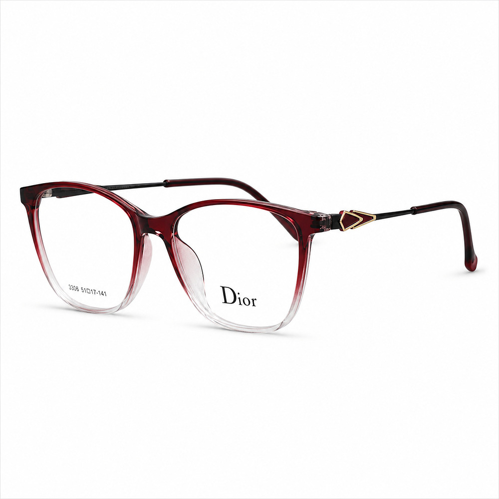 Cat Eye Ladies Lightweight Brown Eyeglasses (1)