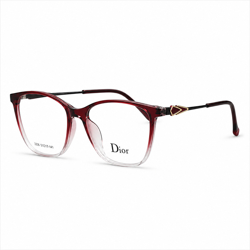 Cat Eye Ladies Lightweight Brown Eyeglasses (1)