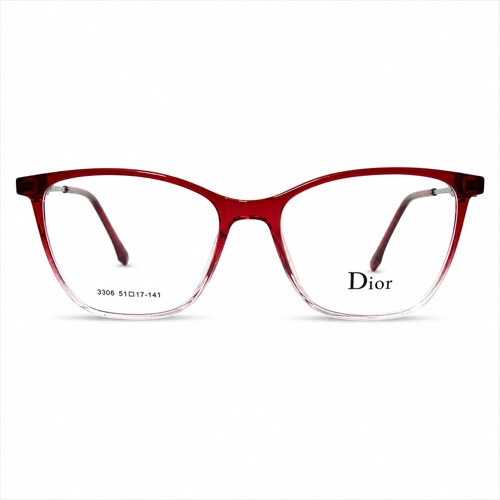 Cat Eye Ladies Lightweight Brown Eyeglasses (2)