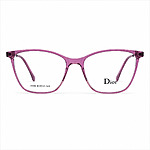 Cat Eye Ladies Lightweight Transparent Pink Eyeglasses (1)
