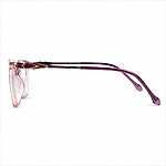 Cat Eye Ladies Lightweight Transparent Pink Eyeglasses (3)
