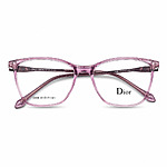 Cat Eye Ladies Lightweight Transparent Pink Eyeglasses (4)