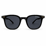 Montblance Glossy Black Wood Texture Sunglasses