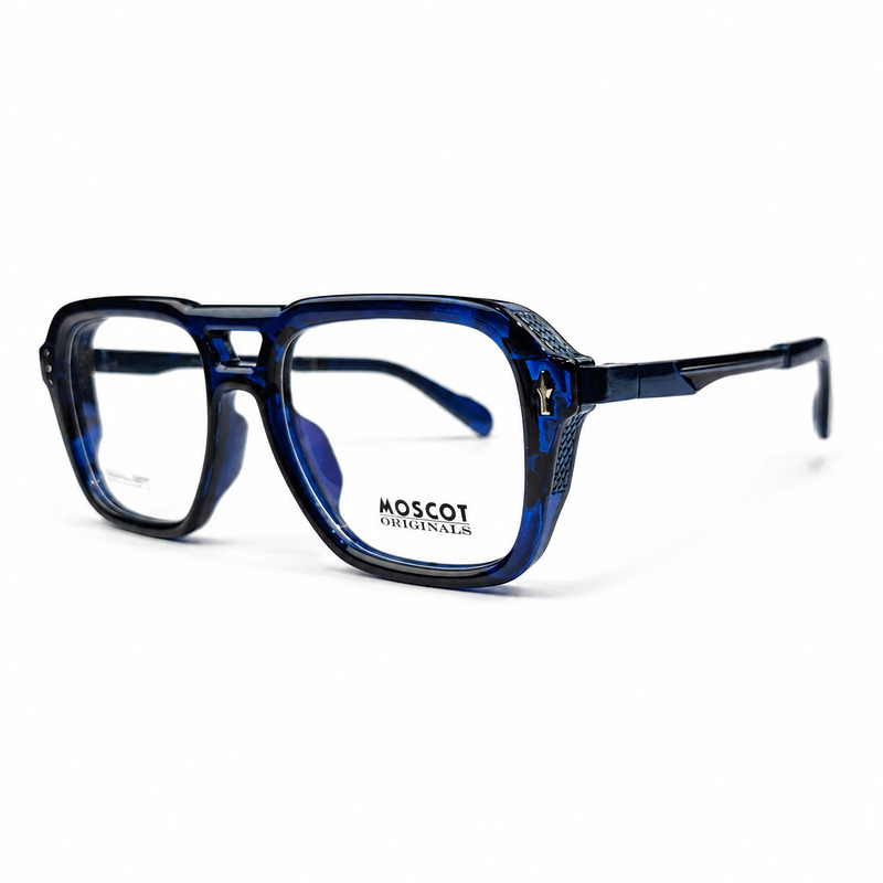 Moscot Aviator Blue Eyeglasses (5)