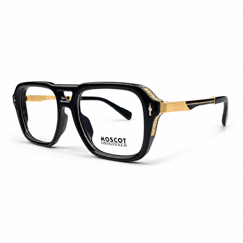 Moscot Aviator Golden Eyeglasses (5)