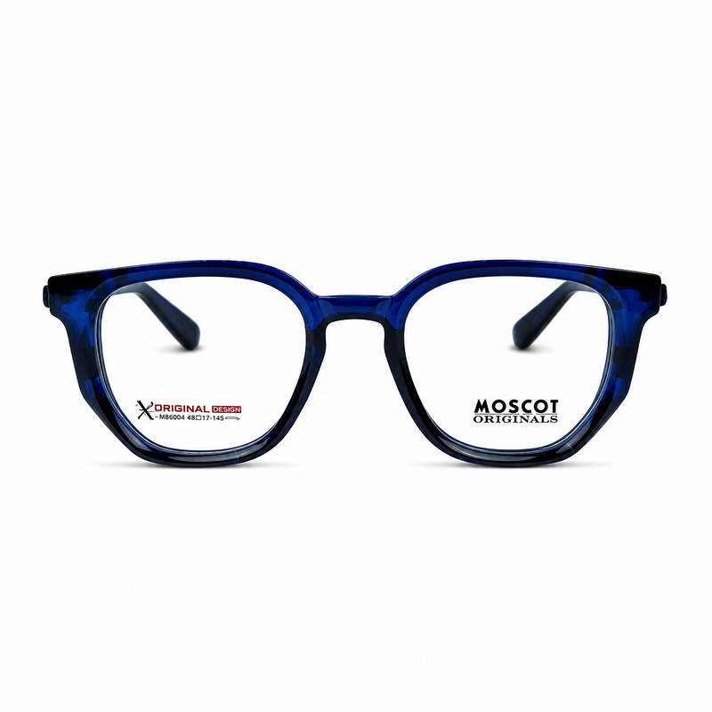 Moscot Classic Soft Square Blue Eyeglasses (1)