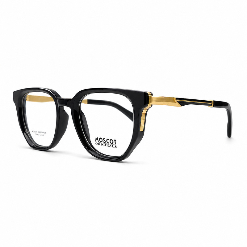 Moscot Classic Soft Square Gold Eyeglasses (5)