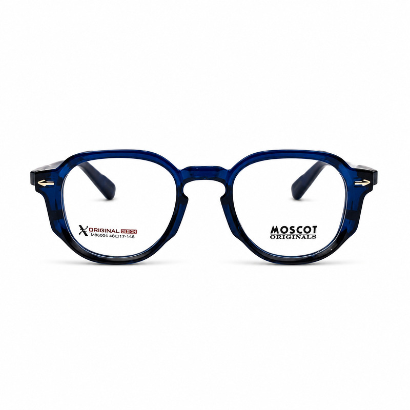 Moscot Soft Round Blue Eyeglasses (1)