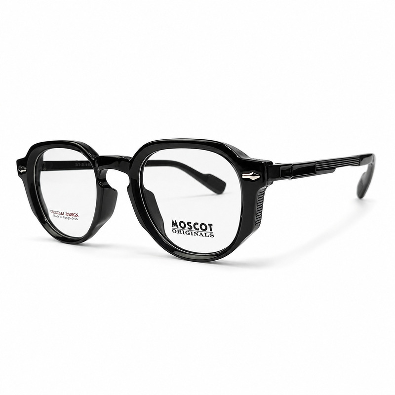 Moscot Soft Round Brown Eyeglasses (4)