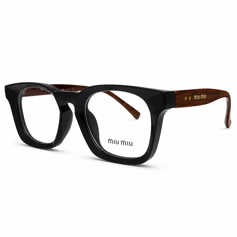 Muimui Black Rectengular Eyeglasses 1 (2)