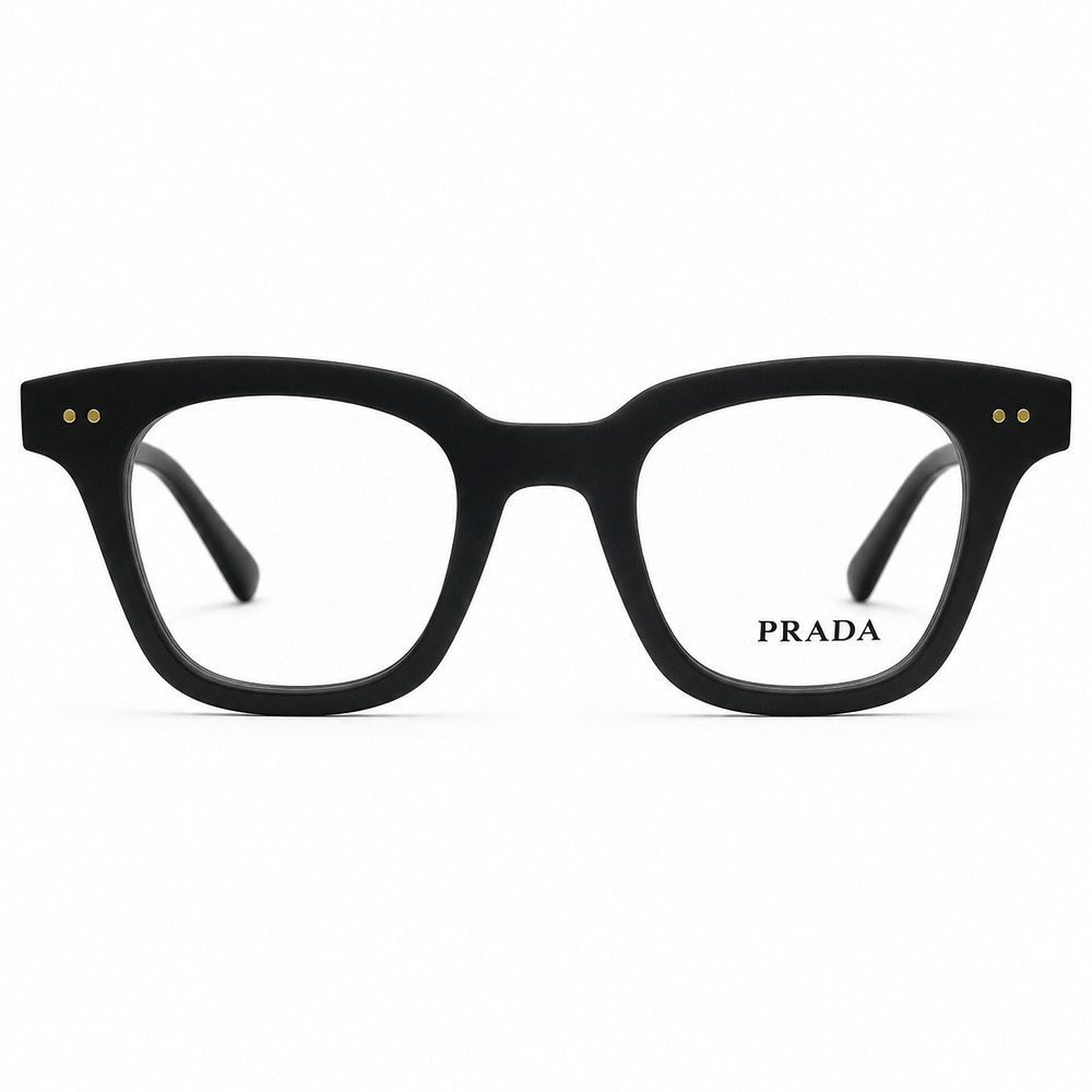 Prada Soft Square Black Eyeglasses (1)