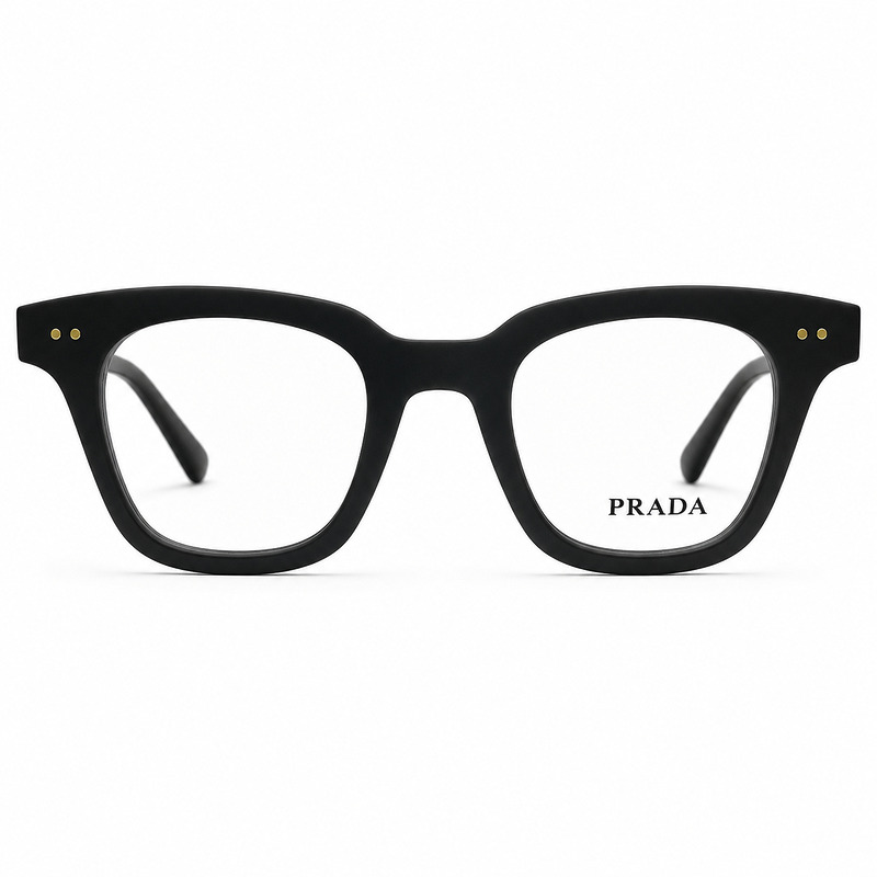 Prada Soft Square Black Eyeglasses (1)