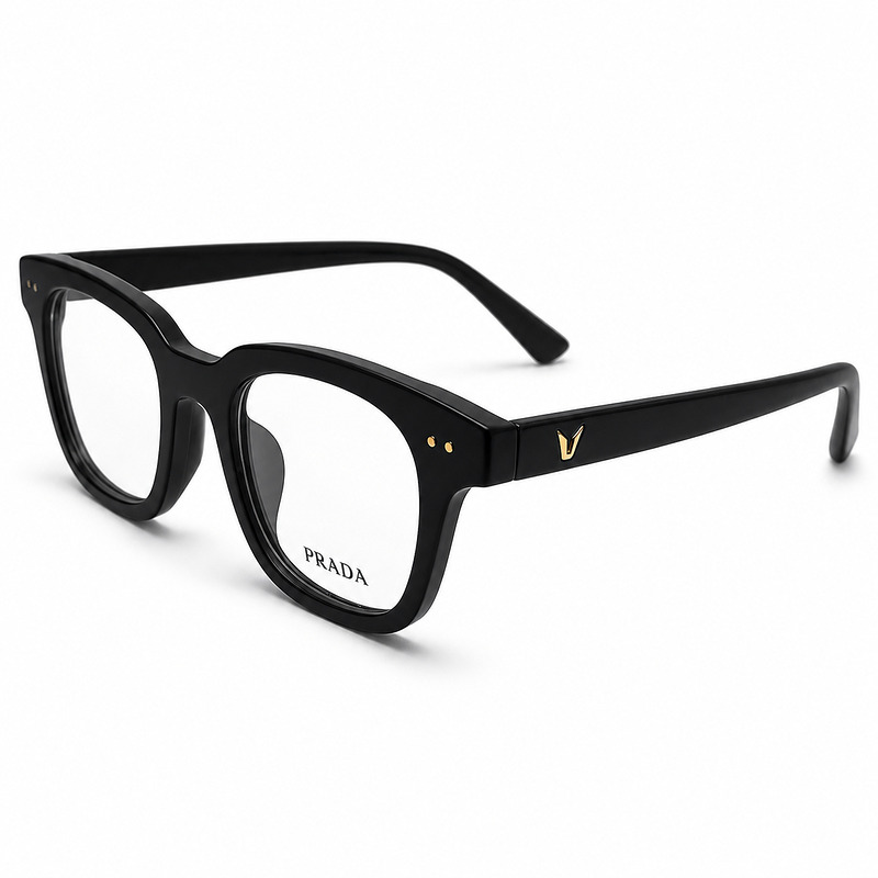 Prada Soft Square Black Eyeglasses (3)