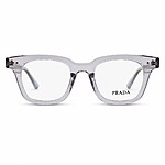 Prada Soft Square Crystal Grey Eyeglasses (1)