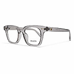 Prada Soft Square Crystal Grey Eyeglasses (2)