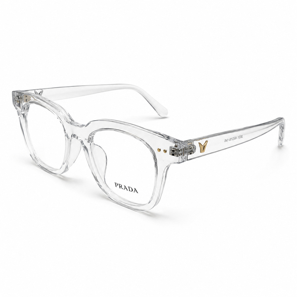 Prada Soft Square Crystal White Eyeglasses (3)