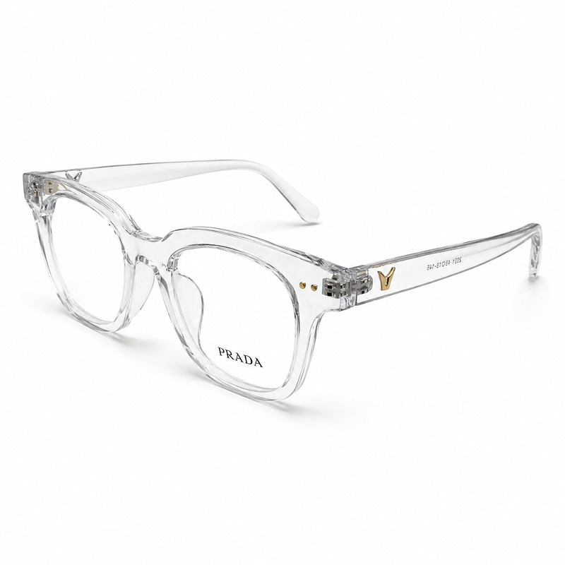 Prada Soft Square Crystal White Eyeglasses (3)
