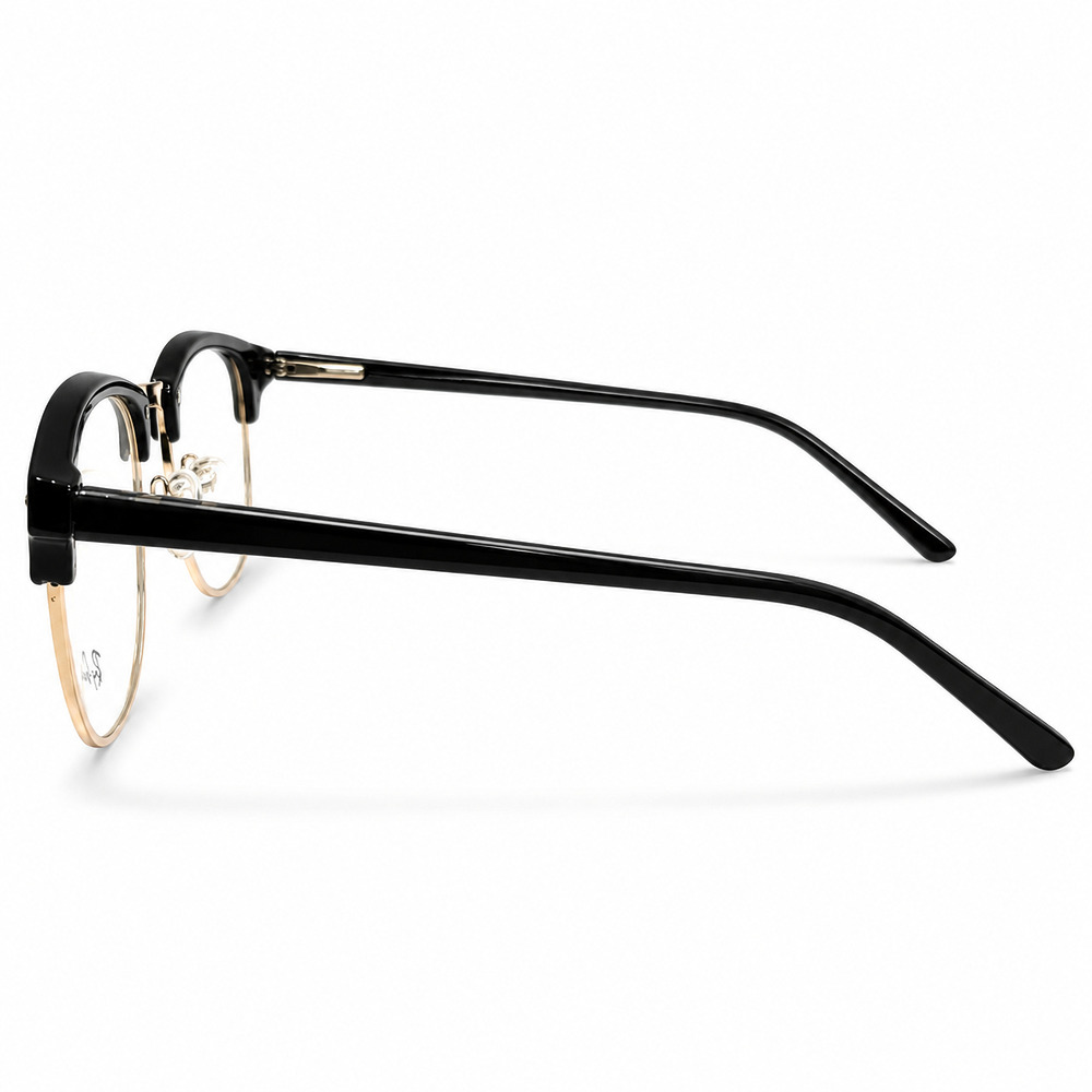 Rayban Black Gold Clubmaster Eyeglasses (2)