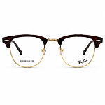 Rayban Brown Gold Clubmaster Eyeglasses (1)