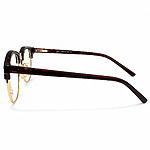Rayban Brown Gold Clubmaster Eyeglasses (2)