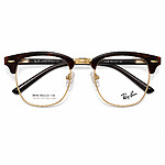 Rayban Brown Gold Clubmaster Eyeglasses (4)